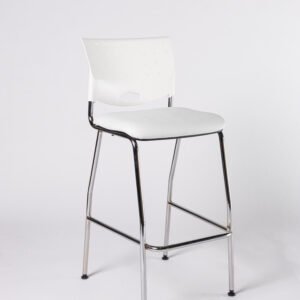 Taburete Rombo caño cromado