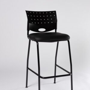 Taburete Rombo caño negro